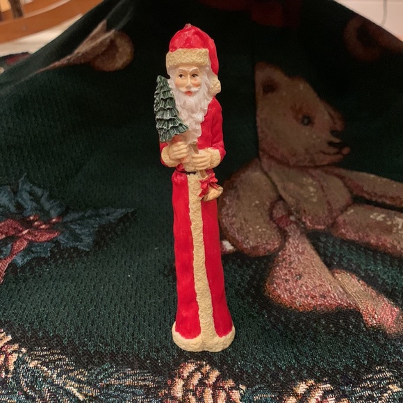Santa figurine (2) tree & bell - Picture 1 of 7